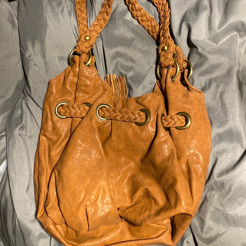 Tanned purse